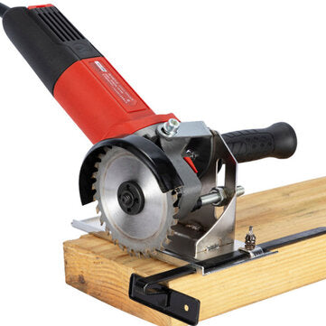 Drillpro Multifunction Angle Grinder Stand Angle Cutting Bracket with Adjustable Base Plate Cover