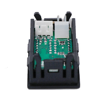 Digital Voltmeter Ammeter Car Current Meter Dual Display 100V 10A DC Gauge Amperemeter Red+Yellow LE