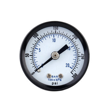TS-40-300PSI 0-20Bar 0-300PSI Pressure Gauge Mini Pressure Gauge Manometer Air Compressor Pneumatic