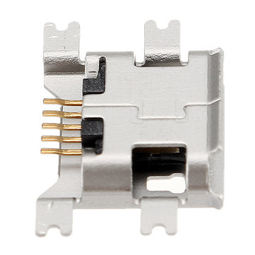 100pcs Micro USB Microphone Female Socket 5P Gold Plated 1.27mm Sink Board 5 Pin 4 Feet Patch For Sa