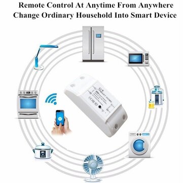 Smart Home Circuit Switch/Breaker Wireless Remote Control Timing Function Support Voice Control Supp