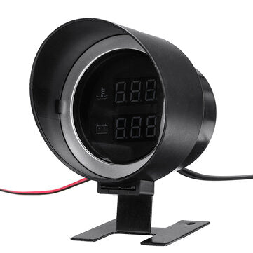 2``52mm Air Pressure Gauge Bar Dual Digital Display Ride Meter KIT & Sensor