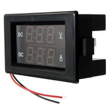 DANIU YB4835VA 0-100V 20A Double Display Volt Meterr Current Meter Digital LED