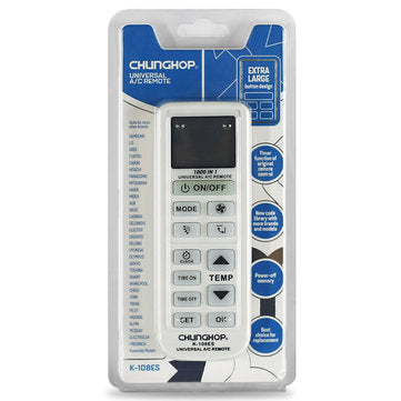Chunghop Universal Air Conditioner Remote Control K108ES