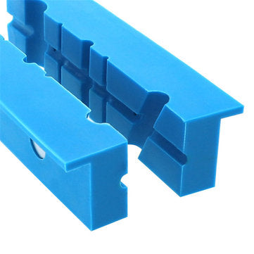 Drillpro 2Pcs 140mm Vise Jaws Multipurpose Magnetic Reversible Vise Soft Jaw Pads for Metal Vise Tab