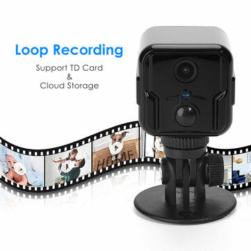 T9 4G Home Security IP Camera 2 Way Audio Loop Recording Wireless Mini IP Camera Night Vision CCTV