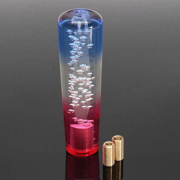 Universal 15cm Bubble Styling Manual Shift Gear Knob Colorful Red White Blue