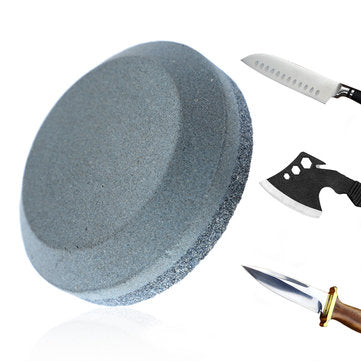 Sharpening Stone Dual Grit 120# 280# Whetstone Alumina Kitchen Round Grinding Stone Household Blade