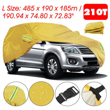 Full SUV Car Cover Waterproof In Outdoor Sun UV Snow Rain Dust Resistant (SIZE: L)
