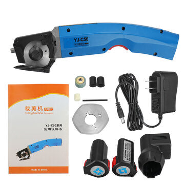 Wireless Rechargeable Electric Cloth Cutter Scissors Portable Fabric Leather EVA PVC Carpet Cutting