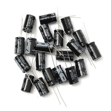 400pcs 1000uF 25V Radial Electrolytic Capacitor 10 x 17mm 105C