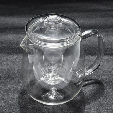 500ml Glass Teapot Infuser Filter Herbal Tea Pot Leaf Strainer Kettle