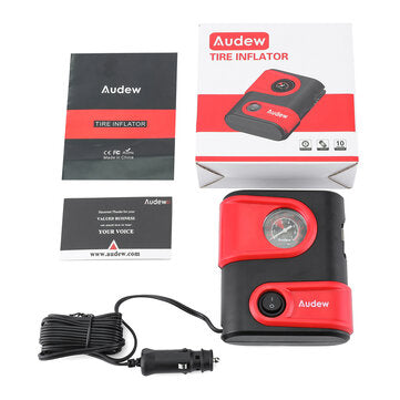 AUDEW DC12V 100PSI Car Tyre Tire Inflator Portable Mini Air Compressor Pump Auto Tire Pump for Car B