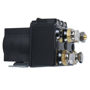 Black 12V DC 500Amp 1500lb 4x4 Heavy Duty Winch Relay Solenoid