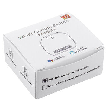 MoesHouse MS-108 WiFi Mini Smart Curtain Switch Module Roller Blinds Shutter Motor Smart Life Tuya A