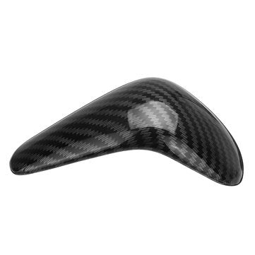 Car Styling Automatic Speed Gear Shift Knob Head Carbon Fiber Cover Sticker For Audi