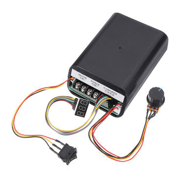 PWM DC Motor Speed Controller Max 60A CW CCW Digital Display 0~100% Adjustable Drive Module Build in
