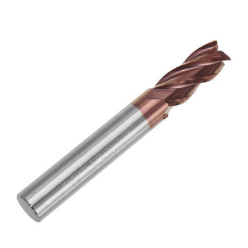Drillpro 10mm HRC55 AlTiN Coating 4 Flutes End Mill Cutter Tungsten Carbide End Mill Cutter CNC Tool
