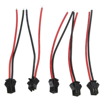 60pcs JST Waterproof Connector Wire LED Light Strips 2Pin Connector Cable Lamp