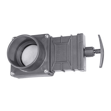 DN65 3 Inch Upvc EPDM Stainless Steel Sewage Gate Valve Industry Pull Plate Mixing Valve 0.35Mpa