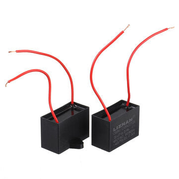 10pcs CBB61 450V 8uf Starting Capacitance AC Fan Capacitor CBB Motor Run Capacitor 450V 8F