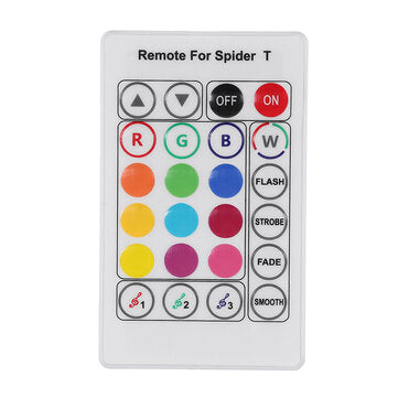 LUSTREON WiFi 4Pins 24 Keys Remote Control RGB LED Controller Works with Amazon Alexa DC5-24V