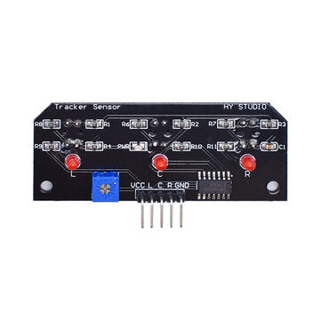 DC 5V 3 Channel Infrared Line Tracker Sensor Module Trio Detector Output TCRT5000 Sensor 10mm Distan