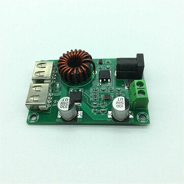 XH-M224 Dual USB Output Step-down Module 5V 6A Voltage Regulator Module Dual 5V3A Rechargeable Micro