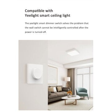 Yeelight YLKG07YL Smart Dimmer Wall Light Switch Remote Control AC220V ( Ecosystem Product)