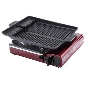 SEAROCK F50434 BBQ Grill Tray Cooking Plate Maifan Stone Coating Outdoor 32.5*26*4CM