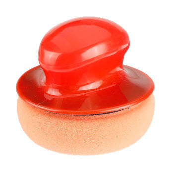 6pcs Wax Wash Polish Pad Sponge Cleaning Foam Kit Microfiber Applicator Pads with Gripper Handle