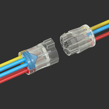 LT-736 Butt Type Cable Connector 3 In 6 Out Electric Universal Compact Push-in Mini Fast Wire Connec