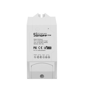 6pcs SONOFF POW R2 AC90-250V 15A 3500W WIFI Wireless APP Remote Control Switch Timer Socket Power