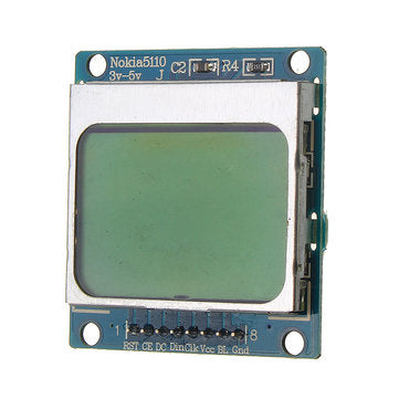 5pcs 5110 LCD Screen Display Module SPI Compatible With 3310 LCD