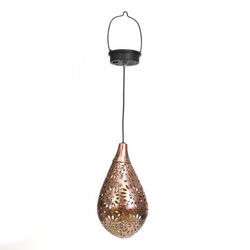 Waterproof LED Solar Hollow Light Lantern Hanging Lamp Garden Lawn Pathway Waterproof ... (TYPE: #1)
