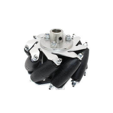 Chihai 4pcs 60mm Aluminium Mecanum Wheels Universal Wheels with 8mm Motor Shaft Coupling for Robot C