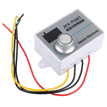 ZFX-P1007 Digital Display Stepless Speed Controller High-power Speed Control Switch Dimming Speed an