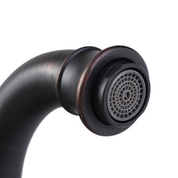 Retro Oil Rubbed Bronze Bathroom Basin Faucet Single Handle Sink Mixer Tap