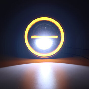 7 Inch DRL LED Headlight Hi/Lo Beam Halo Turn Signal Lamp For Harley/JEEP/Wrangler Car Truck Motorcy