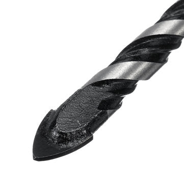5pcs 5-12mm Black Triangle Twist Drill Bit Concrete Glass Ceramic Tile Marble Drill Bit Set