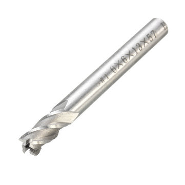 10pcs 2-10mm 4 Flute Milling Cutter HSS-Al  End Mill Cutter CNC Tool