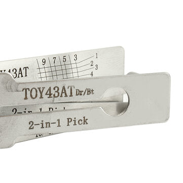 DANIU TOY43AT 2 in 1 Car Door Lock Pick Decoder Unlock Tools Locksmith Tools