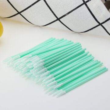 100pcs Pointed Tipped Foam Cleaning Sponge Swabs Stick for Inkjet Printer Camera Optical Cleanroom