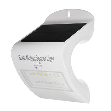 3W Solar Powered 14 LED Radar Motion Sensor Wall Light Waterproof Outdoor Garden Security Lamp