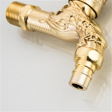 Zinc Alloy Antique Bronze Finish Faucet Water Tap Basin Taps