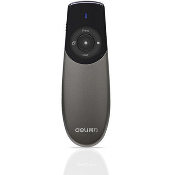 Deli 2805 Page Laser Pointer Pen PPT Remote Control Pen Projection Pen Teaching Projector Pen With L