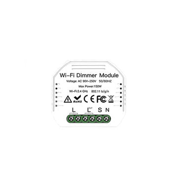 MoesHouse MS-105 AC90-240V DIY Smart WiFi Light LED Dimmer Switch Smart Life/Tuya APP Remote Control