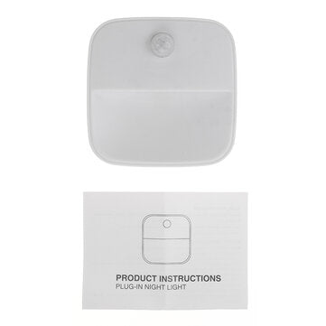 110-220V EU Plug Motion Sensor Night Light Auto Turn On/Off Human Movement Sensing Lamp