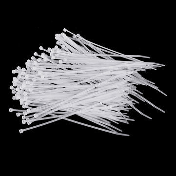 Suleve ZT13 Nylon 500Pcs 3/4mm 10/12/15/20cm White Nylon Self-locking... (WIDTH: 4MM | LENGTH: 12CM)