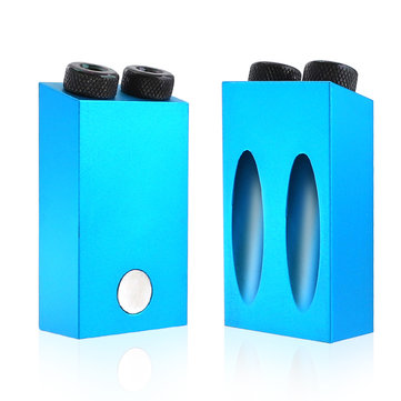 Aluminum Alloy Pocket Hole Jig System with Magnet and Drill Bits Oblique Hole Positioner 6/8/10mm 15